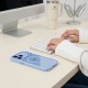 Tech-Protect Magmat Magsafe CC Case for iPhone 17 Pro / 18 Pro - Transparent Light Blue