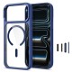 Tech-Protect Magmat Magsafe CC Case for iPhone 17 Pro Max / 18 Pro Max - Transparent Navy Blue