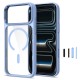 Tech-Protect Magmat Magsafe CC Case for iPhone 17 Pro Max / 18 Pro Max - Transparent Light Blue