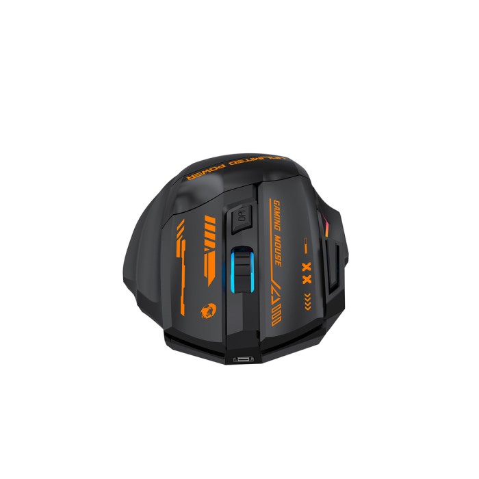Wozinsky WMGB-1179 Wireless Optical Gaming Mouse with Built-in Rechargeable Battery 3200 DPI with Backlight - Black