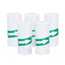 HURC-S10 self-adhesive rolls for HURC10/ Wozinsky WDT-01/WDT-02/WDT-03/WDT-04/WDT-05 thermal camera printer - white (5 pcs.)