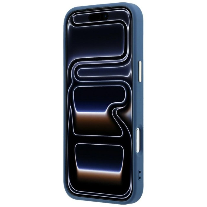 Guess 4G &amp;amp; Big Resin Logo Case for iPhone 17 Pro / 18 Pro - Light Blue