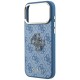 Guess 4G &amp;amp; Big Resin Logo Case for iPhone 17 Pro / 18 Pro - Light Blue
