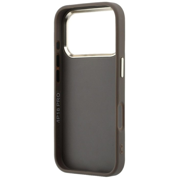 Guess 4G &amp;amp; Big Resin Logo Case for iPhone 17 Pro Max / 18 Pro Max - Brown
