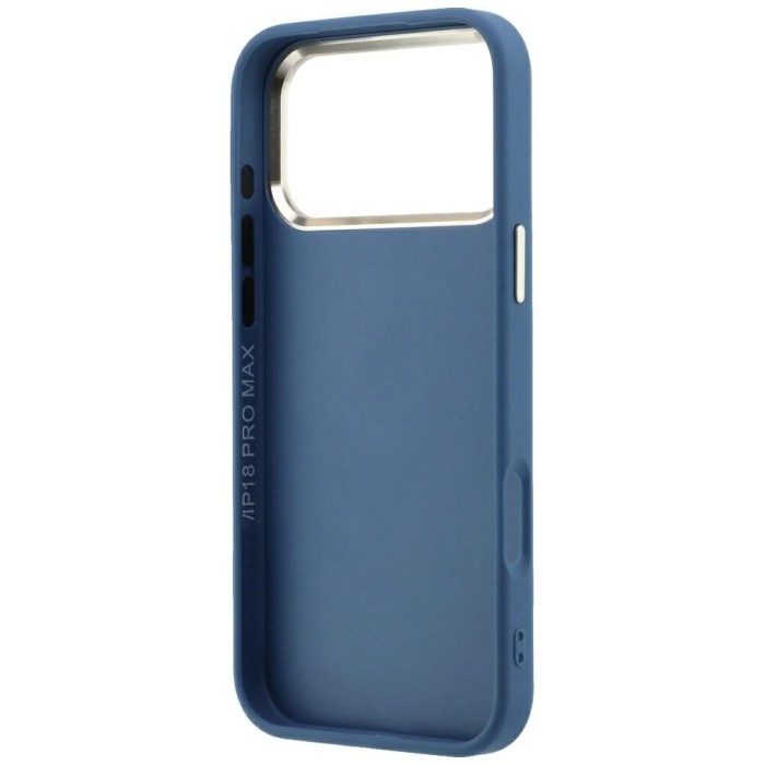 Guess 4G &amp;amp; Big Resin Logo Case for iPhone 17 Pro Max / 18 Pro Max - Light Blue