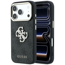 Guess 4G &amp;amp; Big Strass Logo Case for iPhone 17 Pro Max / 18 Pro Max - Black