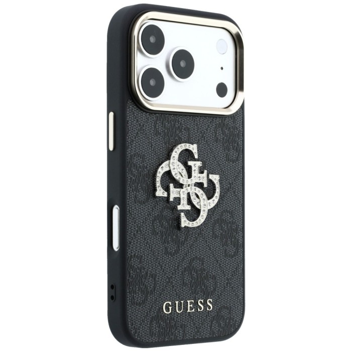 Guess 4G &amp;amp; Big Strass Logo Case for iPhone 17 Pro Max / 18 Pro Max - Black