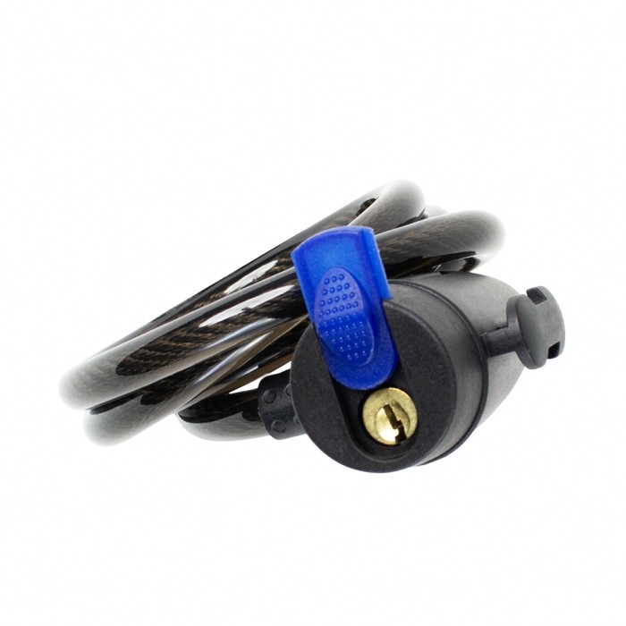 Wozinsky WZR-K3 Cable Bicycle Lock with Key 90 cm - Black