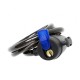 Wozinsky WZR-K3 Cable Bicycle Lock with Key 90 cm - Black