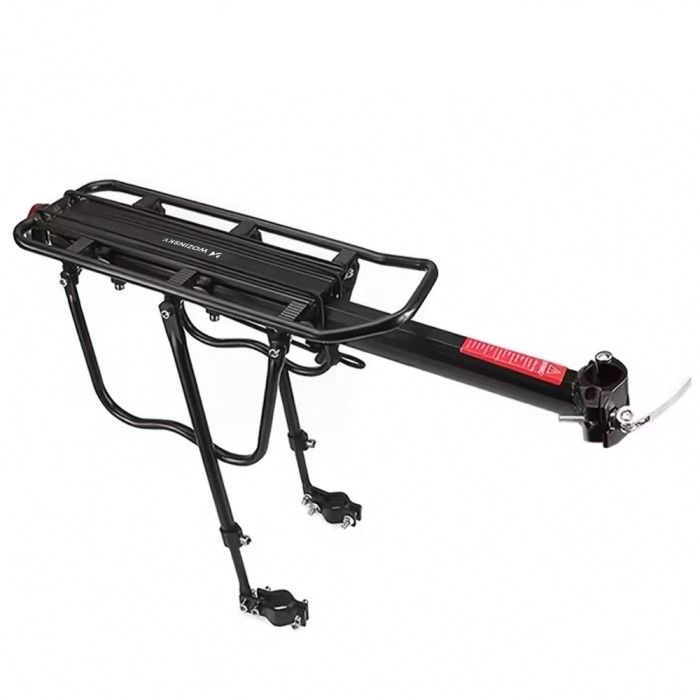 Wozinsky bike rack for 22-27" bikes, adjustable up to 50 kg - black