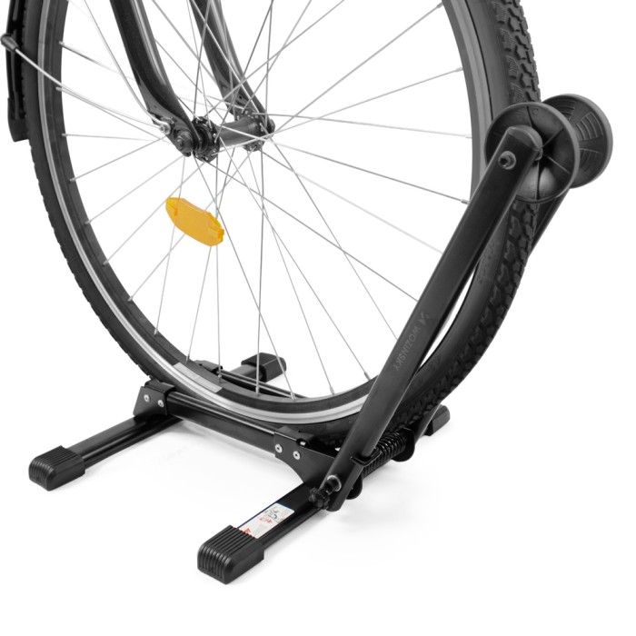 Wozinsky WSR-03 Folding Bike Stand for 20-29 Inch Bikes with Wheel Support - Black