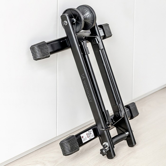 Wozinsky WSR-03 Folding Bike Stand for 20-29 Inch Bikes with Wheel Support - Black