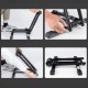 Wozinsky WSR-03 Folding Bike Stand for 20-29 Inch Bikes with Wheel Support - Black