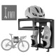 Wozinsky WSW-02S Bike Hanger for 16-29" Bikes with Mounting Kit - Black