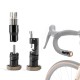 Rockbros ROAD TO SKY VK-KC10 6-in-1 Handlebar-Mounted Bicycle Multitool - Brown