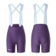 Rockbros YDDK017-1 TVI Women&amp;#39;s Cycling Shorts with Bib and Pad Size L - Purple