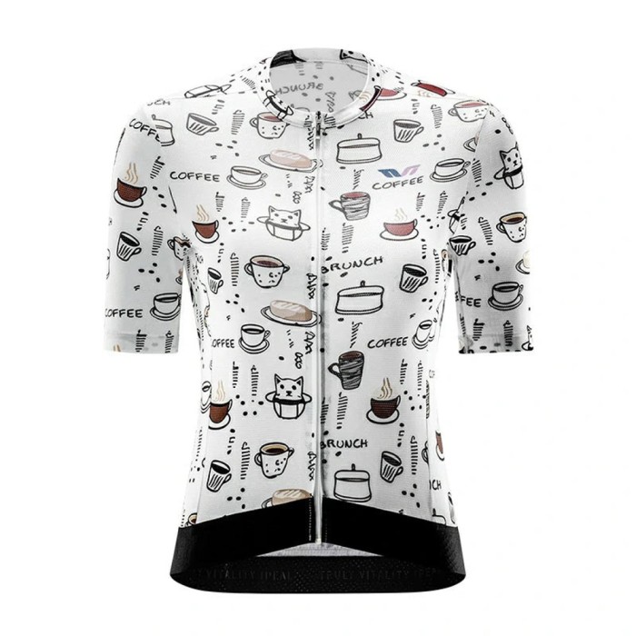 Rockbros 15110005004 Women&amp;#39;s Short Sleeve Cycling Jersey M - White