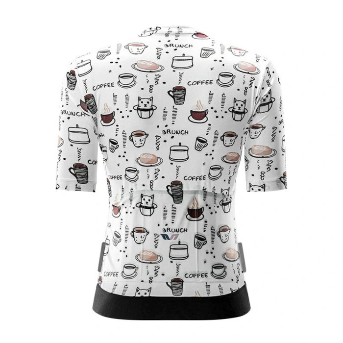 Rockbros 15110005004 Women&amp;#39;s Short Sleeve Cycling Jersey M - White