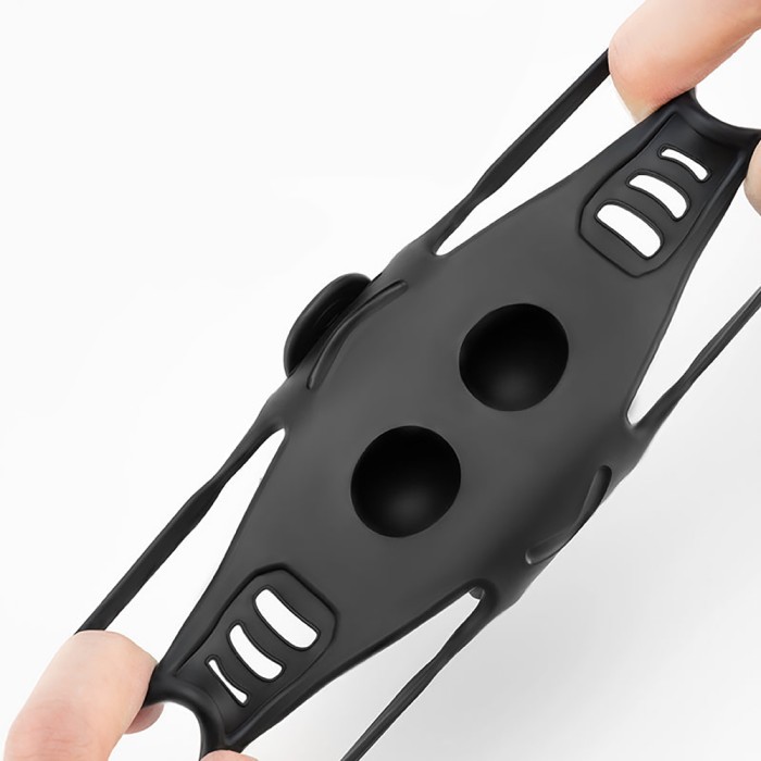 Rockbros LF24166 Silicone Bike Phone Holder 4-7" - Black
