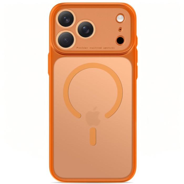Tech-Protect MagPrime MagSafe CC Case for iPhone 18 Pro Max / 17 Pro Max - Matte Orange