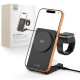 Tech-Protect A56 3in1 MagSafe Wireless Charger + USB-C / USB-C Cable 100cm - Black
