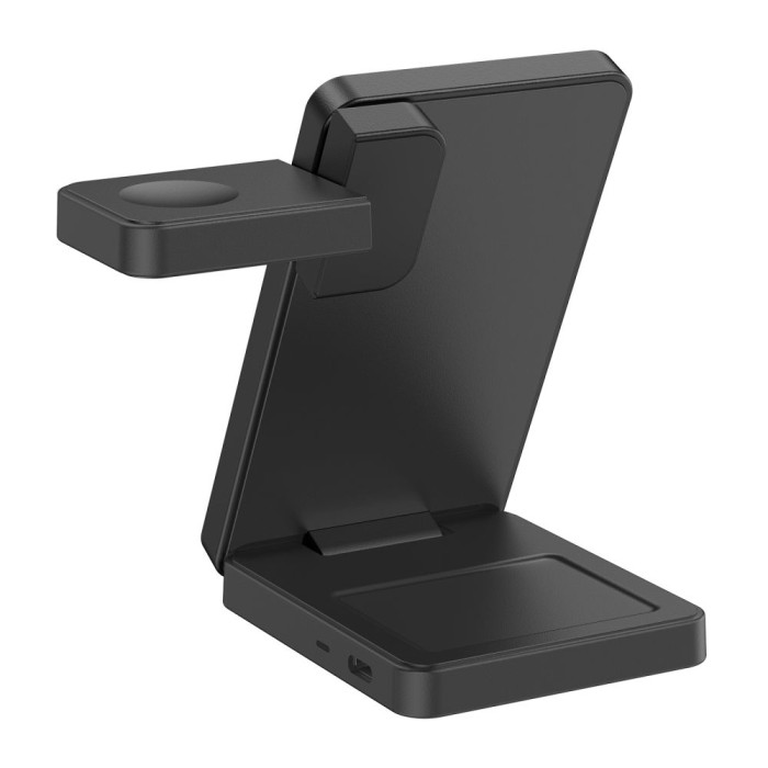 Tech-Protect A56 3in1 MagSafe Wireless Charger + USB-C / USB-C Cable 100cm - Black