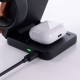 Tech-Protect A56 3in1 MagSafe Wireless Charger + USB-C / USB-C Cable 100cm - Black