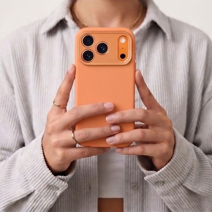 Tech-Protect Uniq MagSafe CC Case for iPhone 18 Pro Max / 17 Pro Max - Orange