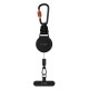 Tech-Protect ATH04 UrbanLoop Lanyard - Black and Orange