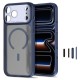 Tech-Protect MagPrime MagSafe CC Case for iPhone 18 Pro / 17 Pro - Matte Navy Blue
