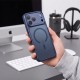 Tech-Protect MagPrime MagSafe CC Case for iPhone 18 Pro / 17 Pro - Matte Navy Blue