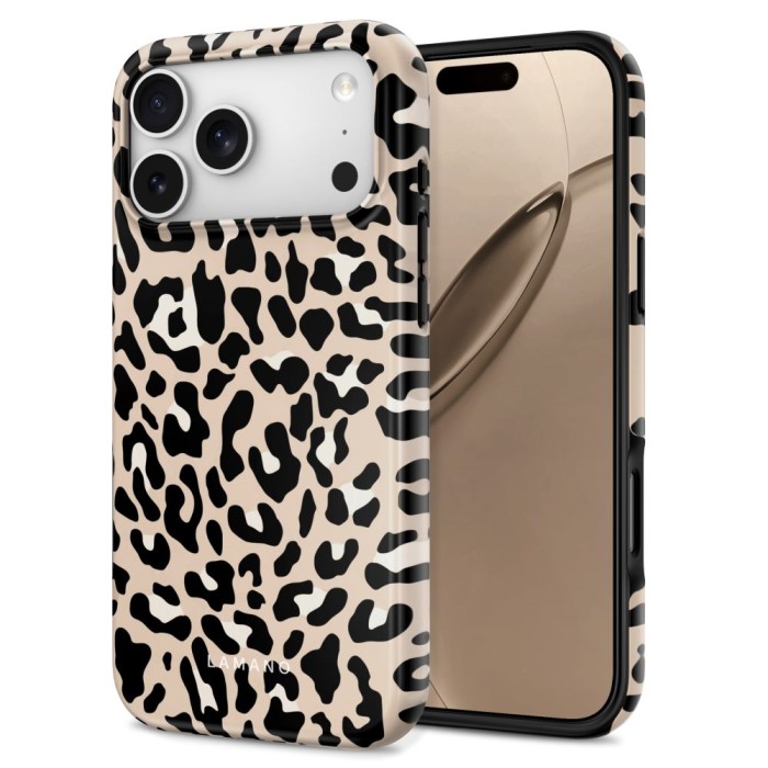 Tech-Protect Lamano MagSafe Case for iPhone 18 Pro Max / 17 Pro Max - Beige/Black