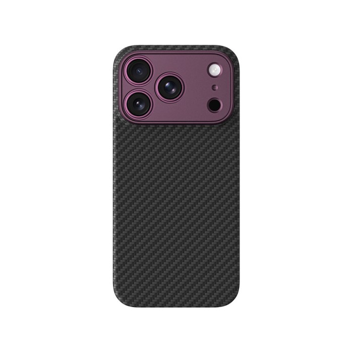 AmazingThing Titan Max Lens Case for iPhone 18 Pro Max in Aramid Fiber with Camera Cover, Compatible with MagSafe - Purple