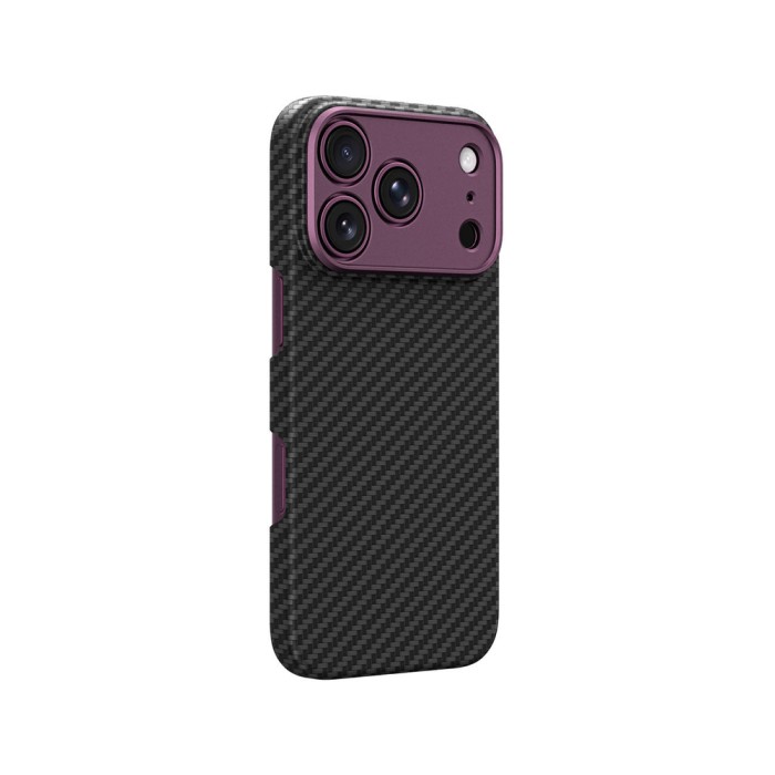 AmazingThing Titan Max Lens Case for iPhone 18 Pro Max in Aramid Fiber with Camera Cover, Compatible with MagSafe - Purple