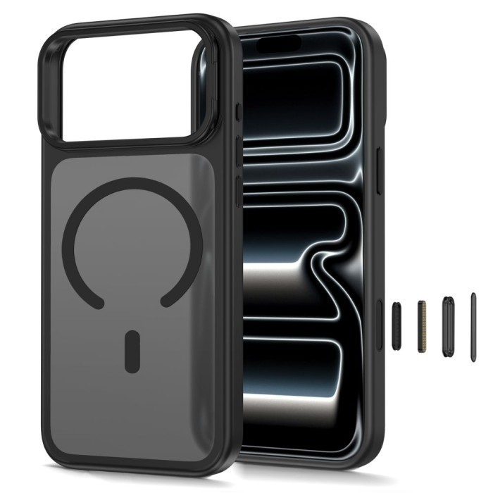 Tech-Protect MagStand MagSafe CC Case for iPhone 18 Pro / 17 Pro - Matte Black