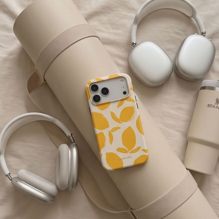 Tech-Protect Lamano MagSafe Case for iPhone 18 Pro Max / 17 Pro Max - Yellow and White