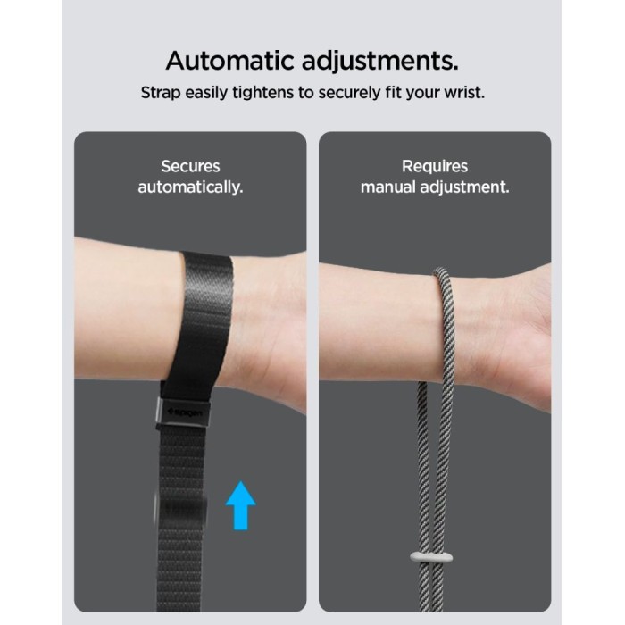 Spigen Universal Adjustable Lanyard Strap Wrist for Phone - Black