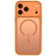 Tech-Protect MagPeak MagSafe CC Case for iPhone 18 Pro Max / 17 Pro Max - Matte Orange