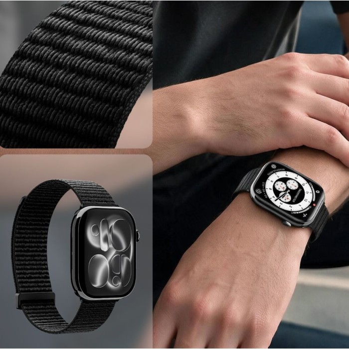 Spigen WBF01 Band for Apple Watch 44 / 45 / 46 / 49 mm - black