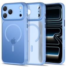 Tech-Protect MagPrime MagSafe CC Case for iPhone 18 Pro Max / 17 Pro Max - Light Blue Matte