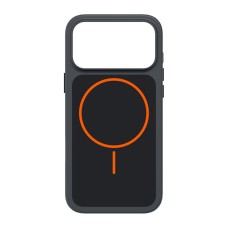 SBS D3O Core Case for iPhone 18 Pro Max / 17 Pro Max Compatible with MagSafe - Black and Orange