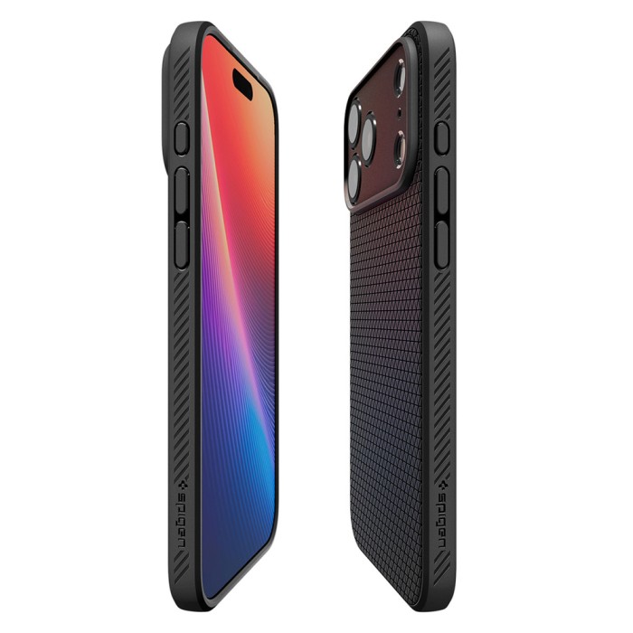 Spigen Liquid Air Case for iPhone 18 Pro / 17 Pro - Matte Black