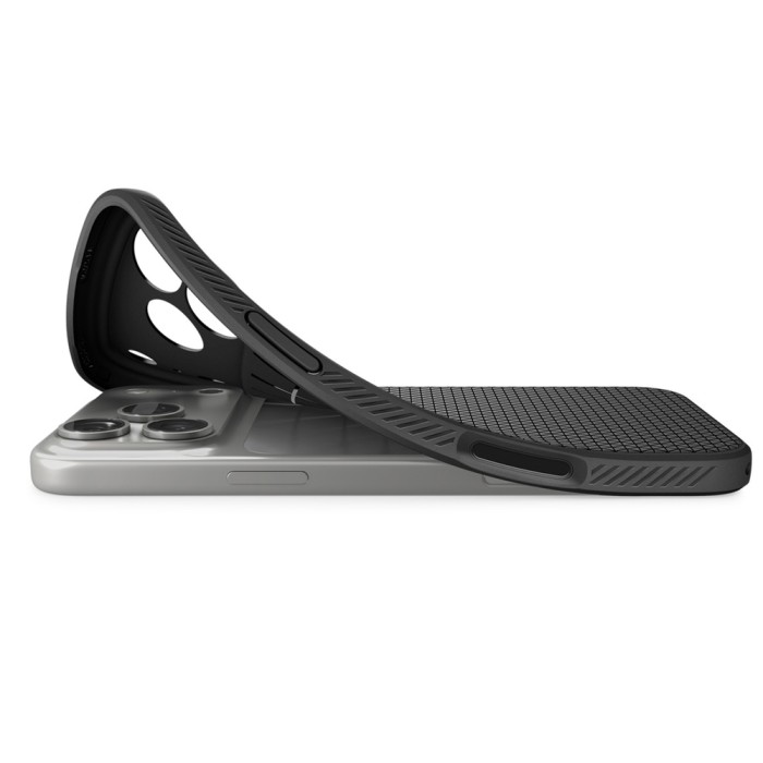 Spigen Liquid Air Case for iPhone 18 Pro / 17 Pro - Matte Black