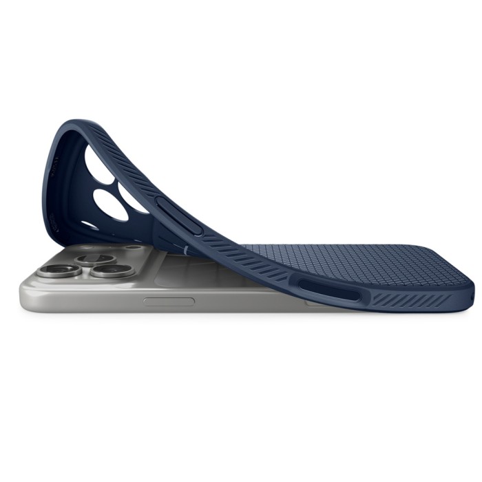 Spigen Liquid Air Case for iPhone 18 Pro / 17 Pro - Navy Blue