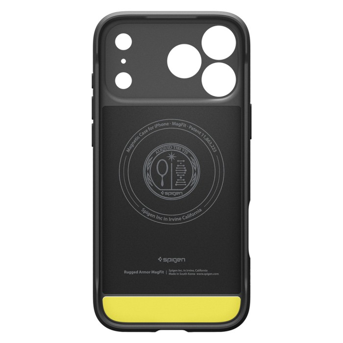 Spigen Rugged Armor MagSafe Case for iPhone 18 Pro / 17 Pro - Matte Black