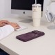 Tech-Protect MagPeak MagSafe CC Case for iPhone 18 Pro / 17 Pro - Clear Burgundy