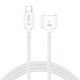 Tech-Protect MMC01 Ultraboost USB-C / MagSafe 3 140W 300cm Cable for MacBook - White