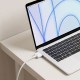 Tech-Protect MMC01 Ultraboost USB-C / MagSafe 3 140W 300cm Cable for MacBook - White