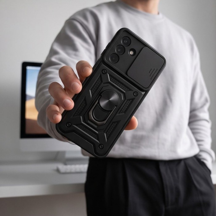 Tech-Protect CamShield Pro Case for Samsung Galaxy A17 / A18 / A26 4G / 5G - Black
