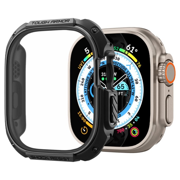 Spigen Tough Armor case for Apple Watch Ultra 49 mm - black